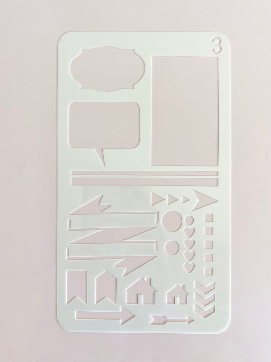 Metal Functional Planner Fun Stencils – The Fabulous Planner