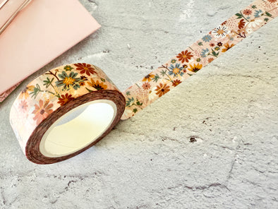 Today Gold Foil Floral Washi Tape