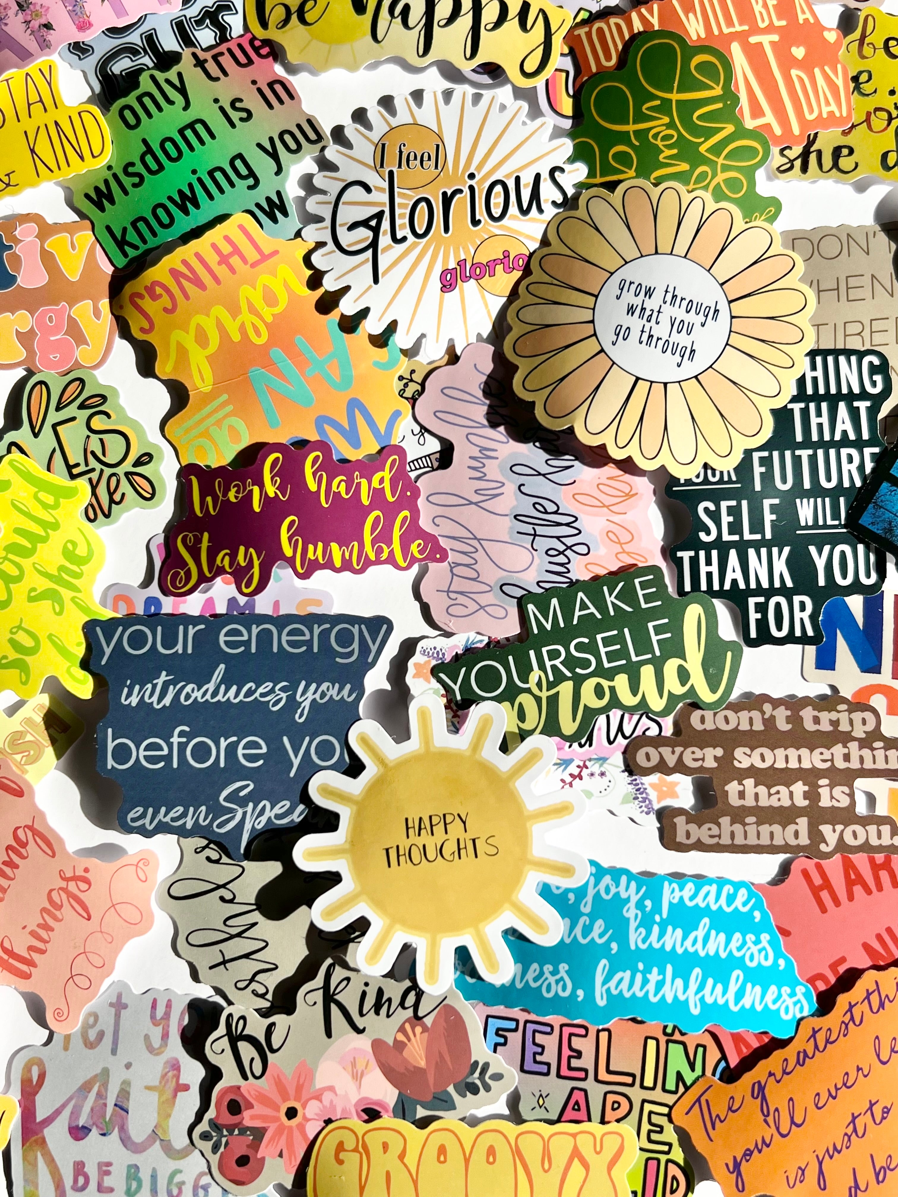 Encouraging stickers, star-shaped - Motivational - Sticker