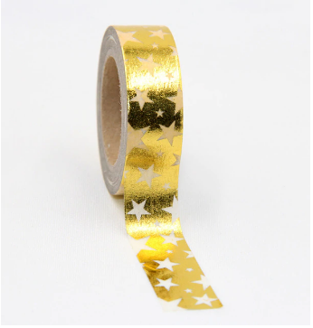 Stars Gold Foil Washi Tape – The Fabulous Planner